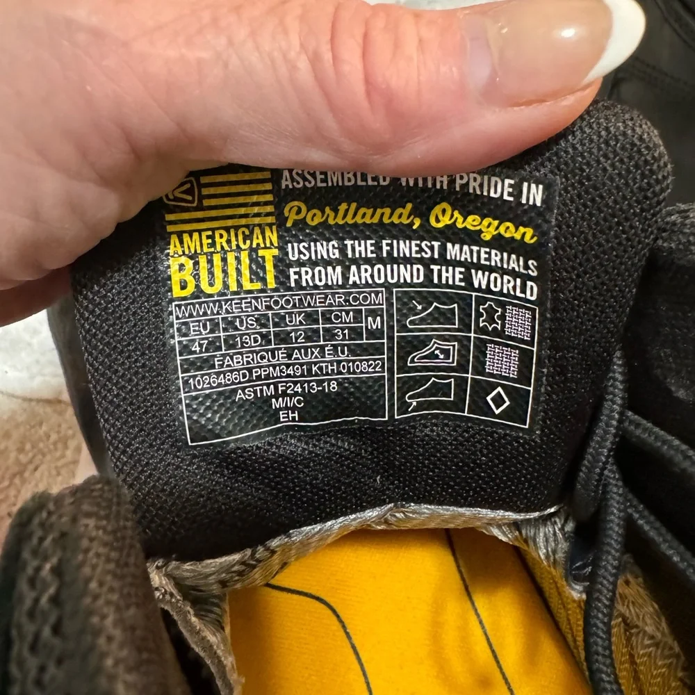 Keen Black Tactical Boots with Rugged Sole - Picture 6 of 7